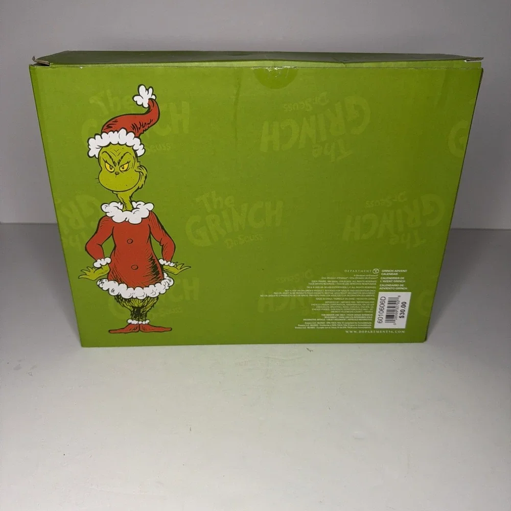 Grinch Department 56 Christmas Countdown Advent CalendarDr Seuss Collectible